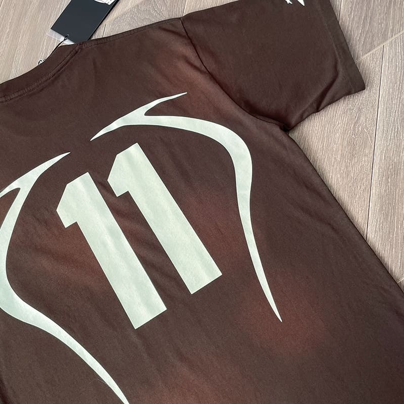 Hellstar Warm Up Brown T Shirt My Store