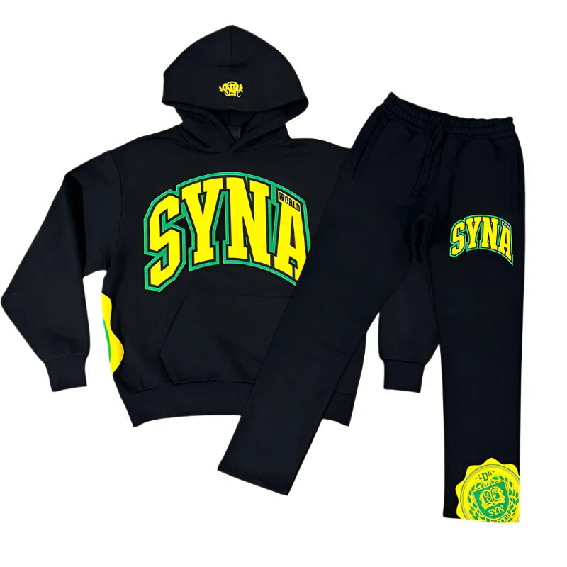 Syna World College Logo Black/Yellow My Store