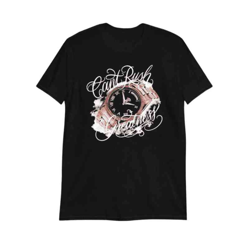 Syna World "Can’t Rush Greatness" Black T Shirt My Store