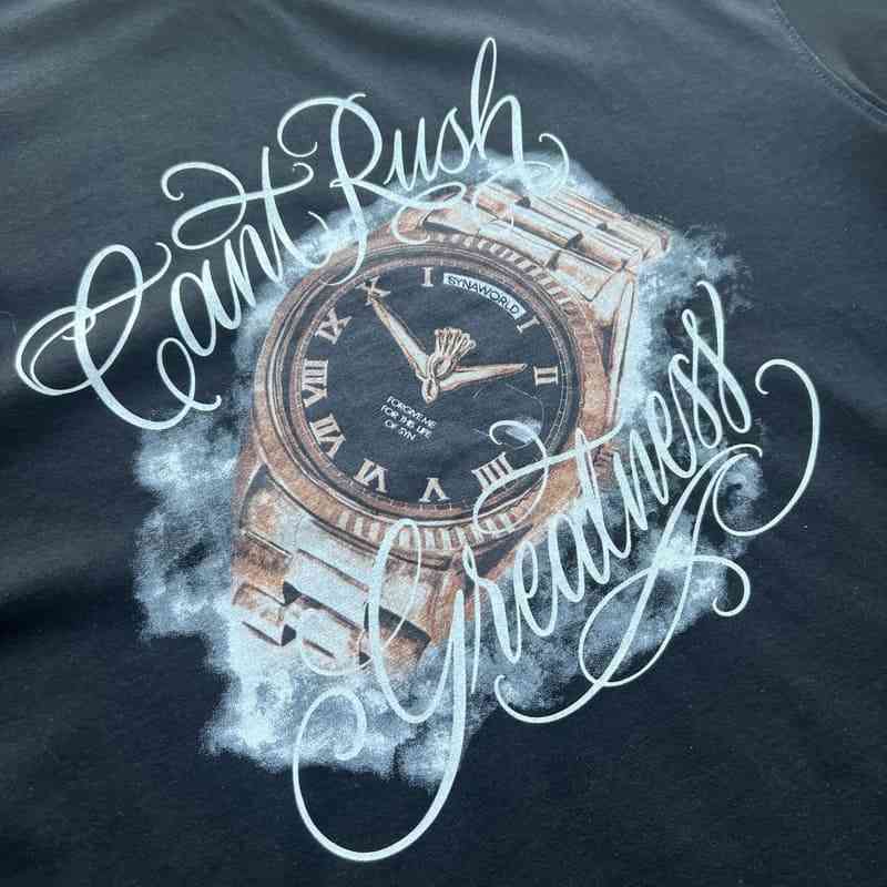 Syna World "Can’t Rush Greatness" Black T Shirt My Store