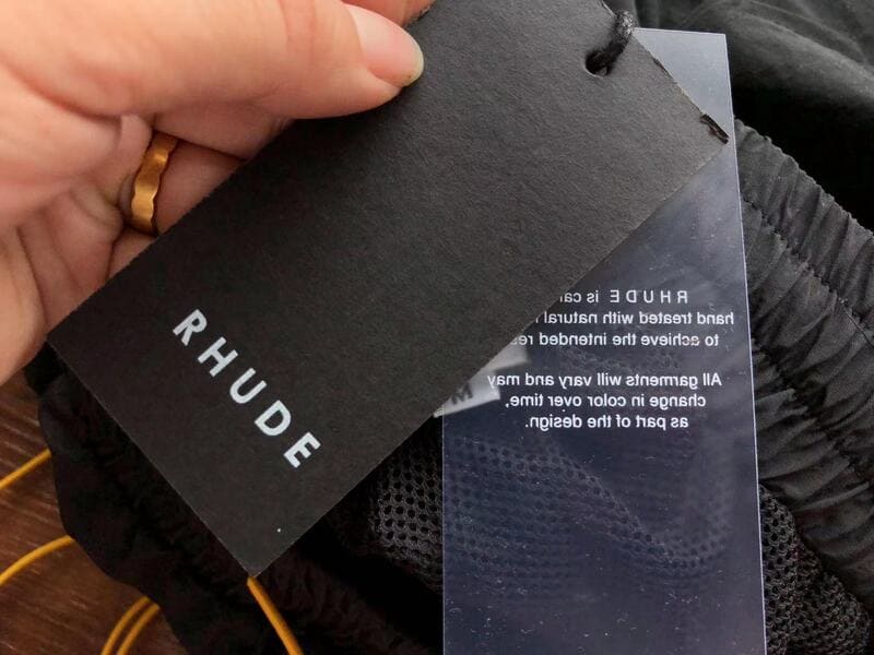 Rhude Logo Short 'Black' My Store