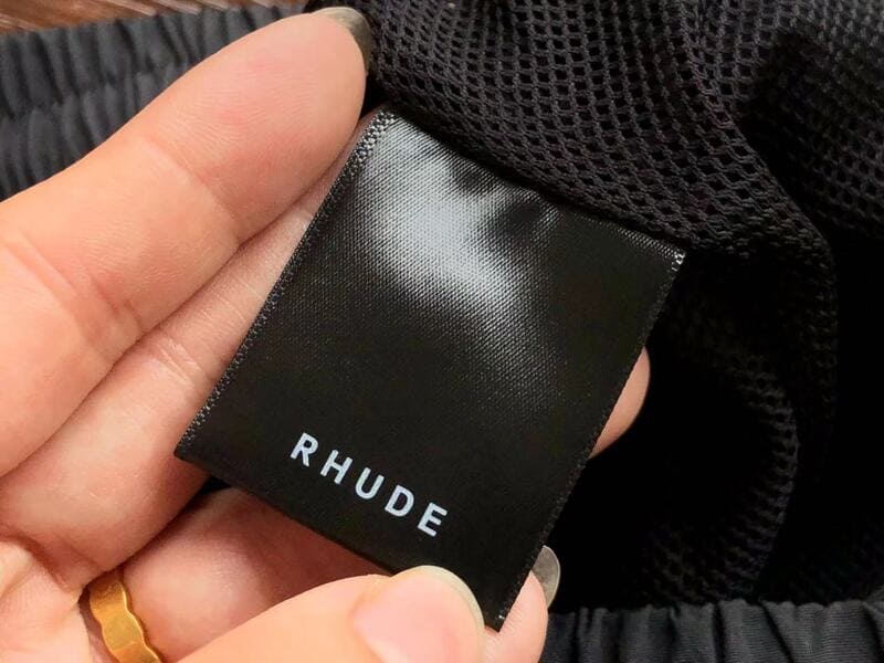 Rhude Logo Short 'Black' My Store