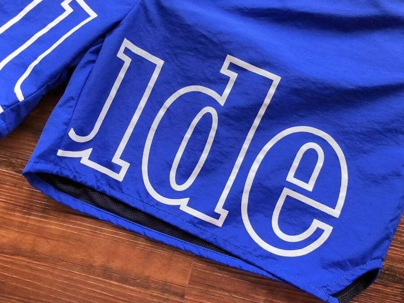 Rhude RH Logo Shorts Blue My Store