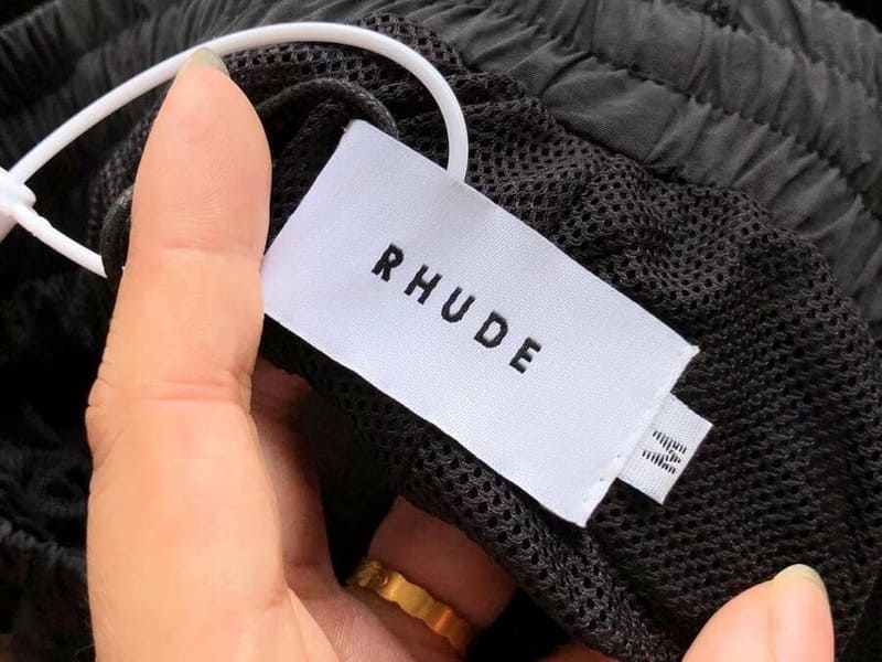 Rhude RH Logo Shorts Blue My Store