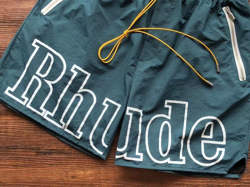 Rhude Logo Short 'Green' My Store